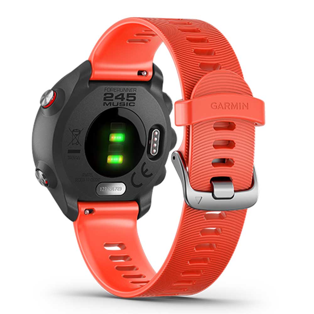GARMIN FORERUNNER 245 MUSIC LAVA RED GM-010-02120-A3 SMARTWATCH - H2 Hub Watches