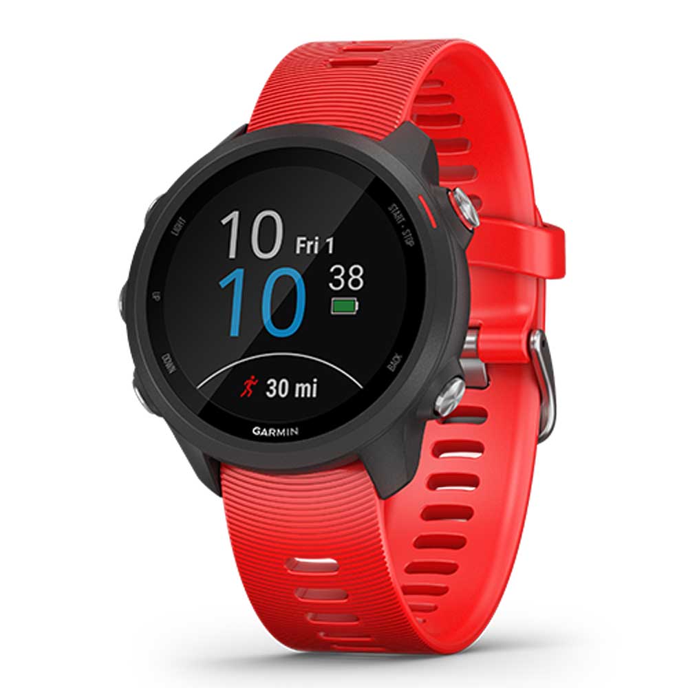 GARMIN FORERUNNER 245 MUSIC LAVA RED GM-010-02120-A3 SMARTWATCH - H2 Hub Watches