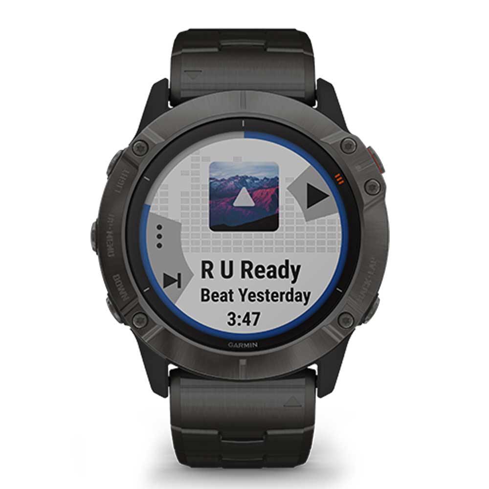 GARMIN FENIX 6X PRO SOLAR TITANIUM GM-010-02157-5F SMARTWATCH - H2 Hub Watches