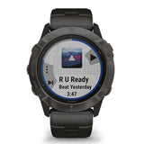 GARMIN FENIX 6X PRO SOLAR TITANIUM GM-010-02157-5F SMARTWATCH - H2 Hub Watches