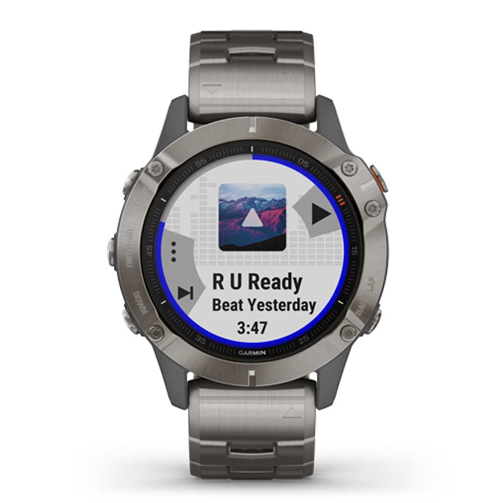 GARMIN FENIX 6 SAPPHIRE TITANIUM GM-010-02158-85 SMARTWATCH - H2 Hub Watches