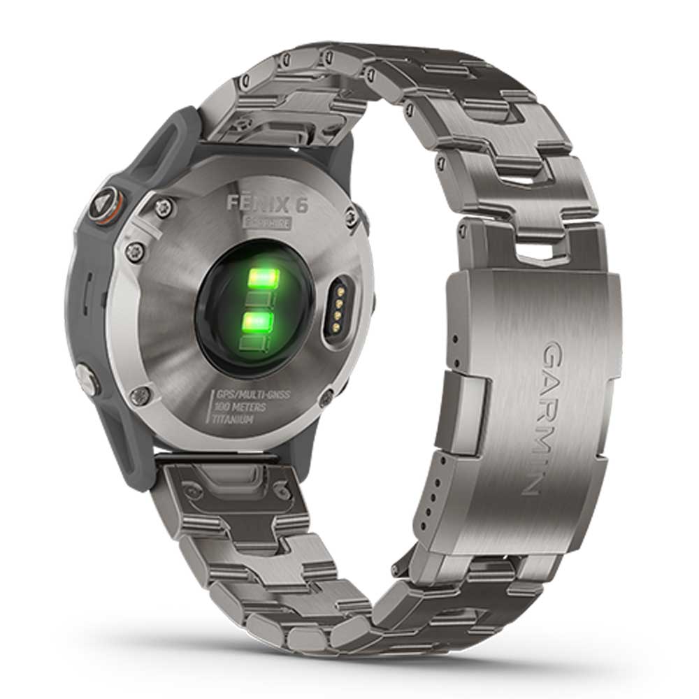 GARMIN FENIX 6 SAPPHIRE TITANIUM GM-010-02158-85 SMARTWATCH - H2 Hub Watches