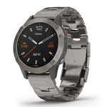 GARMIN FENIX 6 SAPPHIRE TITANIUM GM-010-02158-85 SMARTWATCH - H2 Hub Watches