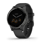 GARMIN VIVOACTIVE 4S SLATE & BLACK GM-010-02172-19 SMARTWATCH - H2 Hub Watches