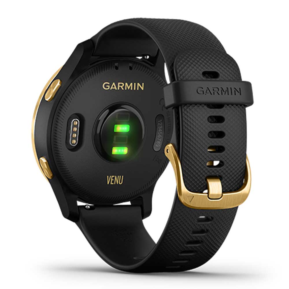 GARMIN VENU BLACK AND GOLD GM-010-02173-39 SMARTWATCH - H2 Hub Watches
