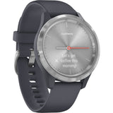 GARMIN VIVOMOVE 3S GRANITE BLUE & SILVER GM-010-02238-80 HYBRID SMARTWATCH