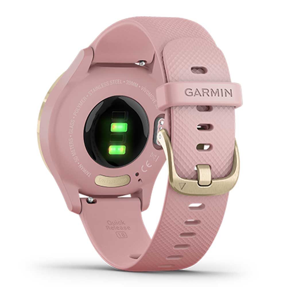 GARMIN VIVOMOVE 3S DUST ROSE GM-010-02238-81 HYBRID SMARTWATCH - H2 Hub Watches