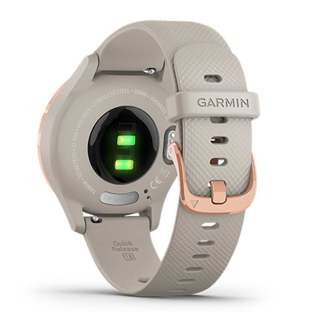 GARMIN VIVOMOVE 3S LIGHT SAND GM-010-02238-82 HYBRID SMARTWATCH - H2 Hub Watches