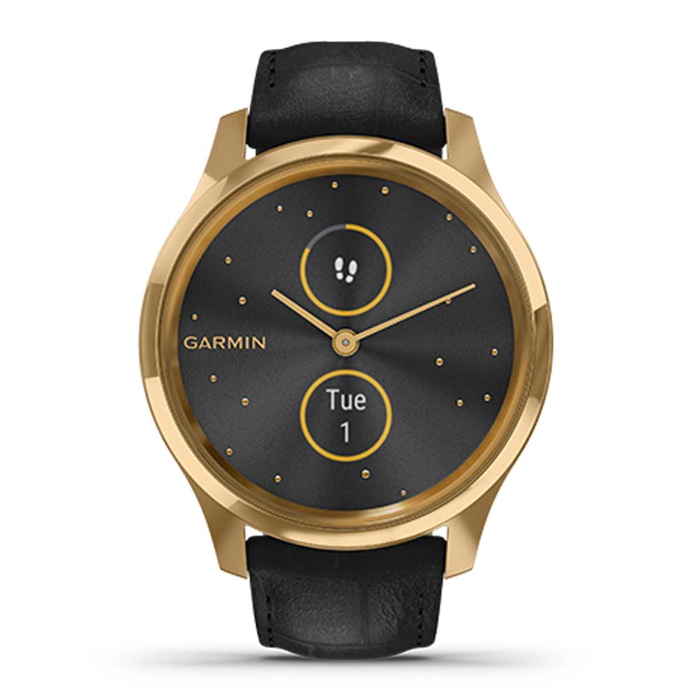 GARMIN VIVOMOVE LUXE GOLD GM-010-02241-82 HYBRID SMARTWATCH - H2 Hub Watches