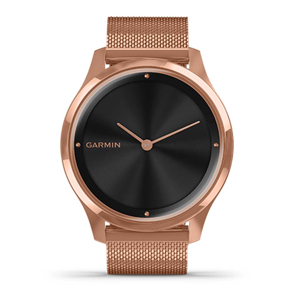 GARMIN VIVOMOVE LUXE ROSE GOLD GM-010-02241-84 HYBRID SMARTWATCH - H2 Hub Watches