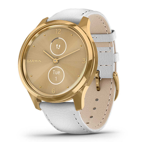 GARMIN VIVOMOVE LUXE GOLD GM-010-02241-88 HYBRID SMARTWATCH - H2 Hub Watches