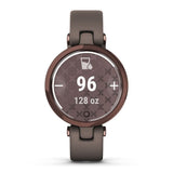 GARMIN DARK BRONZE BEZEL WITH PALOMA CASE AND ITALIAN LEATHER BAND GM-010-02384-F0 WOMEN'S SMARTWATCH