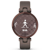 GARMIN DARK BRONZE BEZEL WITH PALOMA CASE AND ITALIAN LEATHER BAND GM-010-02384-F0 WOMEN'S SMARTWATCH