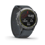 GARMIN GM-010-02408-40 ENDURO STEEL WITH GRAY SPORTS LOOP UNISEX'S SMARTWATCH