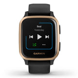 GARMIN GM-010-02426-85 BLACK SILICON STRAP MEN'S SMARTWATCH