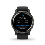 GARMIN GM-010-02430-71 VENU 2 TRACKER BLACK BEZEL BLACK CASE AND SILICONE BAND UNISEX SMARTWATCH