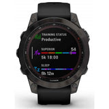GARMIN FENIX 7 GM-010-02540-2C BLACK SILICONE UNISEX SMARTWATCH