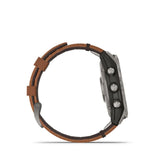Garmin Fenix 7 Brown Silicone Strap Men Watch GM-010-02540-45
