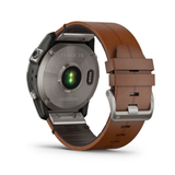 Garmin 7X Sapphire Solar Brown Silicone Strap Men Watch GM-010-02541-41