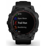GARMIN FENIX 7X GM-010-02541-45 BLACK SILICONE UNISEX SMARTWATCH