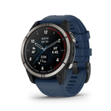 Garmin Quatix 7 Blue Silicone Strap Unisex Watch GM-010-02582-67