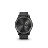 Garmin Vivomove Tren Black Silicone Strap Men Watch GM-010-02665-80