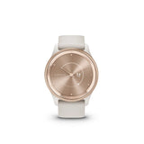 Garmin Vivomove Trend White Cream Silicone Strap Unisex Watch GM-010-02665-81