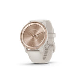 Garmin Vivomove Trend White Cream Silicone Strap Unisex Watch GM-010-02665-81