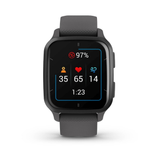 GARMIN VENU SQ 2 GRAY SILICONE STRAP UNISEX SMARTWATCH GM-010-02701-80