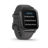 GARMIN VENU SQ 2 GRAY SILICONE STRAP UNISEX SMARTWATCH GM-010-02701-80