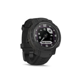 Garmin Instinct Crossover Black Silicone Strap Men Watch GM-010-02730-50
