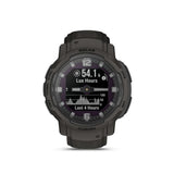 Garmin Instinct Crossover Black Silicone Strap Men Watch GM-010-02730-51