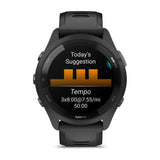 Garmin Forerunner 265 Black Silicone Strap Unisex Smartwatch GM-010-02810-50