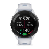 Garmin Digital Forerunner 265 Whitestone Silicone Strap Unisex Smartwatch GM-010-02810-51