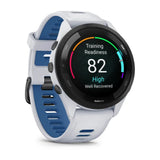 Garmin Digital Forerunner 265 Whitestone Silicone Strap Unisex Smartwatch GM-010-02810-51