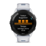 Garmin Digital Forerunner 265 Whitestone Silicone Strap Unisex Smartwatch GM-010-02810-51