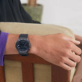 CASIO G-SHOCK GM-2100N-2ADR-P BLUE RESIN STRAP MEN WATCH