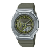 CASIO G-SHOCK GM-S2100-3ADR-P GREEN RESIN STRAP WOMEN WATCH