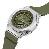 CASIO G-SHOCK GM-S2100-3ADR-P GREEN RESIN STRAP WOMEN WATCH