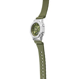 CASIO G-SHOCK GM-S2100-3ADR-P GREEN RESIN STRAP WOMEN WATCH