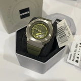 CASIO G-SHOCK GM-S2100-3ADR-P GREEN RESIN STRAP WOMEN WATCH