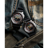 CASIO G-SHOCK GM-S2100CH-1ADR BLACK RESIN MEN WATCH