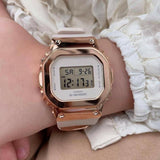 CASIO G-SHOCK GM-S5600PG-4DR-P WHITE RESIN STRAP WOMEN WATCH