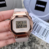 CASIO G-SHOCK GM-S5600PG-4DR WHITE RESIN STRAP WOMEN WATCH