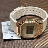 CASIO G-SHOCK GM-S5600PG-4DR WHITE RESIN STRAP WOMEN WATCH