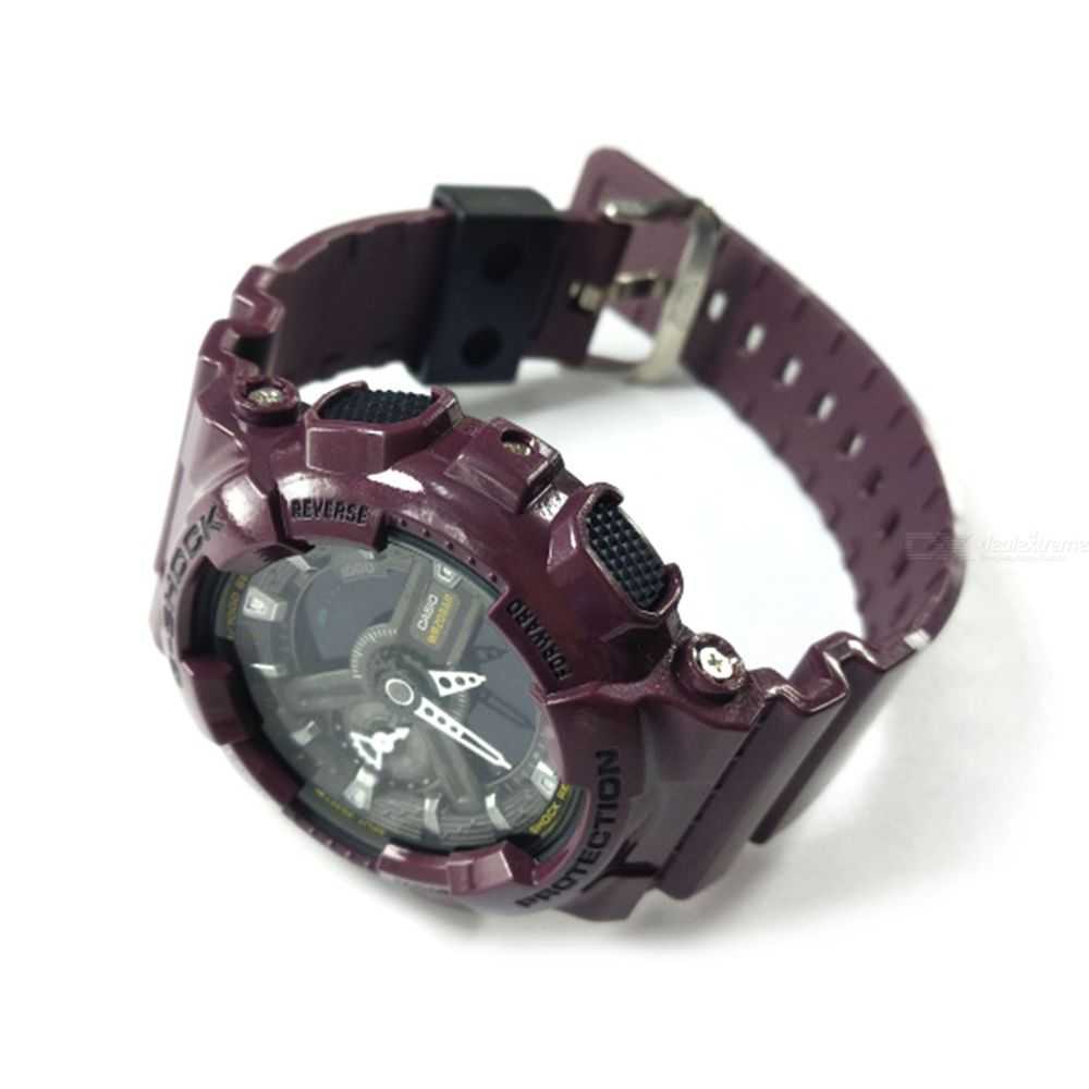 CASIO G-SHOCK GMA-S110MC-6ADR DIGITAL QUARTZ BURGUNDY RESIN WOMEN'S WATCH - H2 Hub Watches