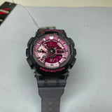CASIO G-SHOCK GMA-S110NP-8A BLACK RESIN WOMEN WATCH
