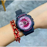 CASIO G-SHOCK GMA-S110NP-8A BLACK RESIN WOMEN WATCH
