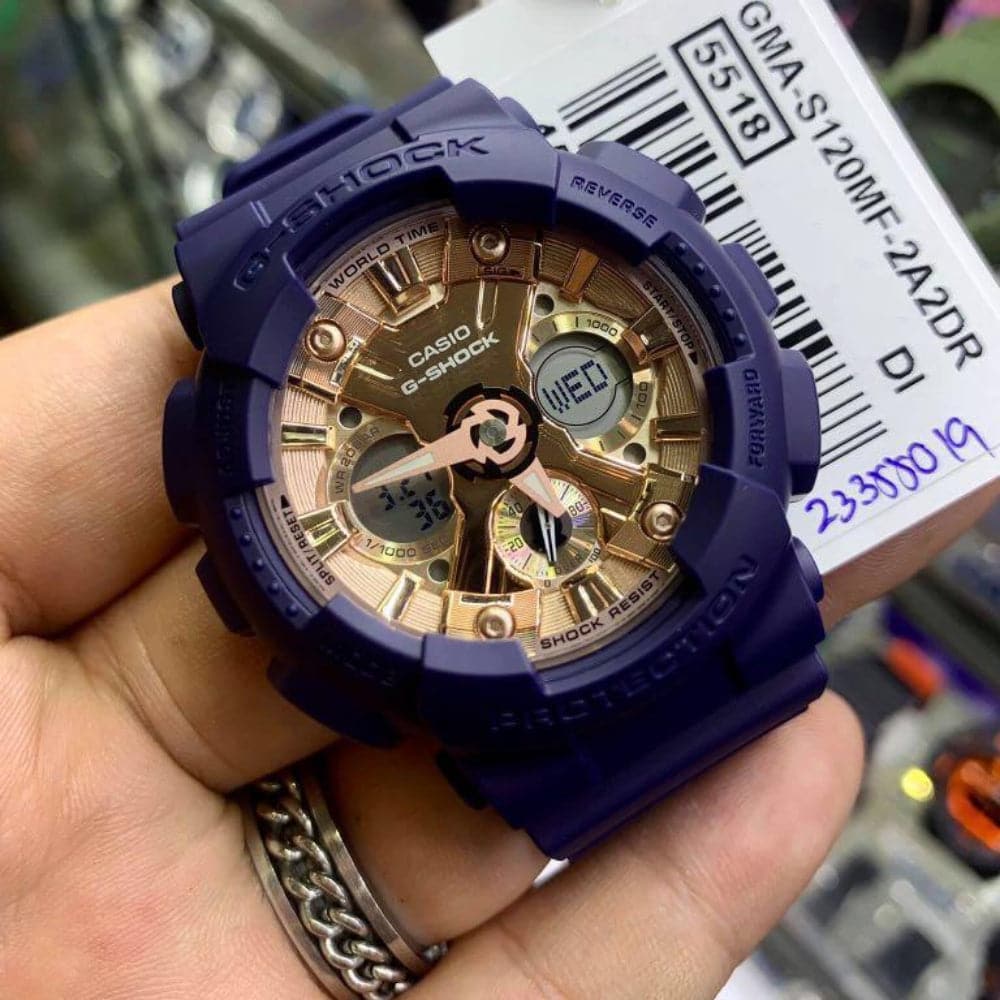 CASIO G-SHOCK GMA-S120MF-2A2DR  S SERIES MEN'S WATCH - H2 Hub Watches