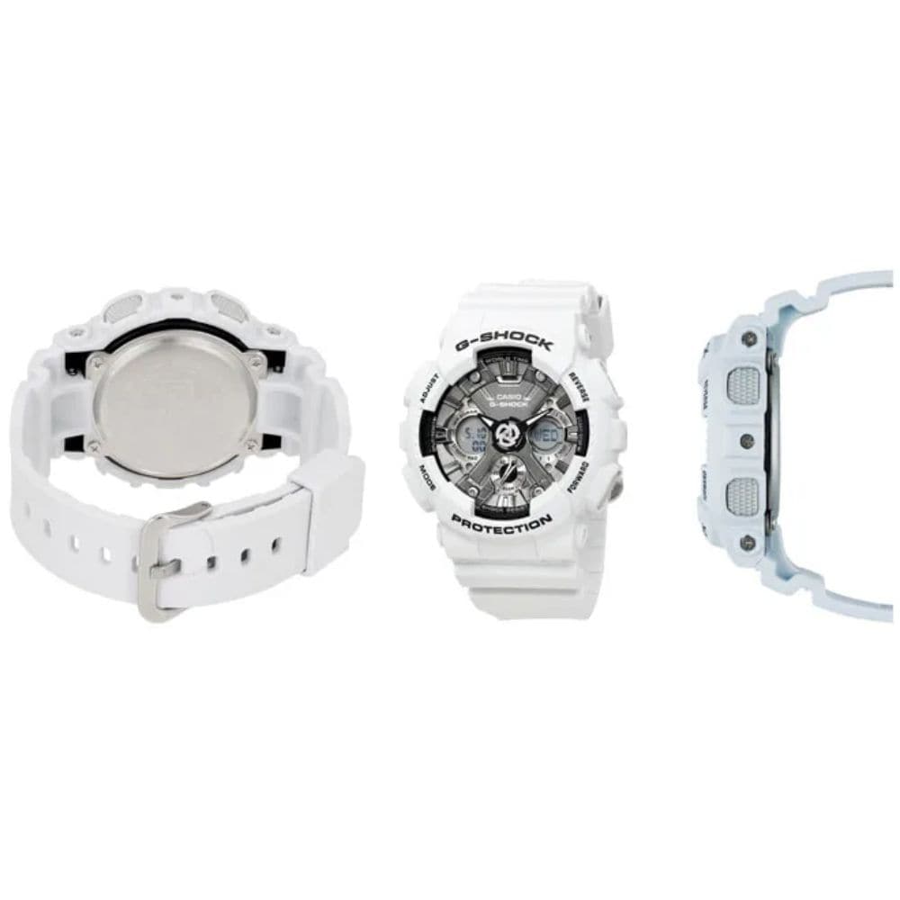CASIO G-SHOCK GMA-S120MF-7A1CR DIGITAL QUARTZ WHITE RESIN UNISEX'S WATCH - H2 Hub Watches
